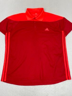 Polo Adidas Red & Neon L