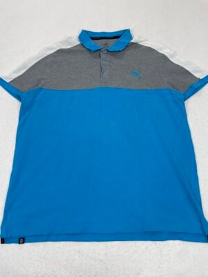Polo Puma Grey & Blue XXL