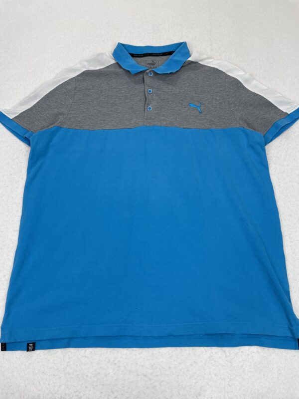 Polo Puma Grey & Blue XXL