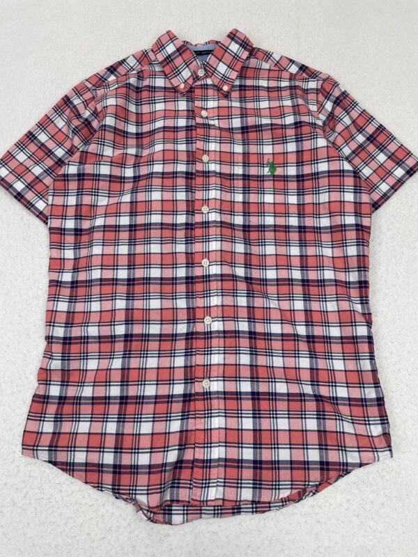 Camisa US Polo Assn Pink Squares S
