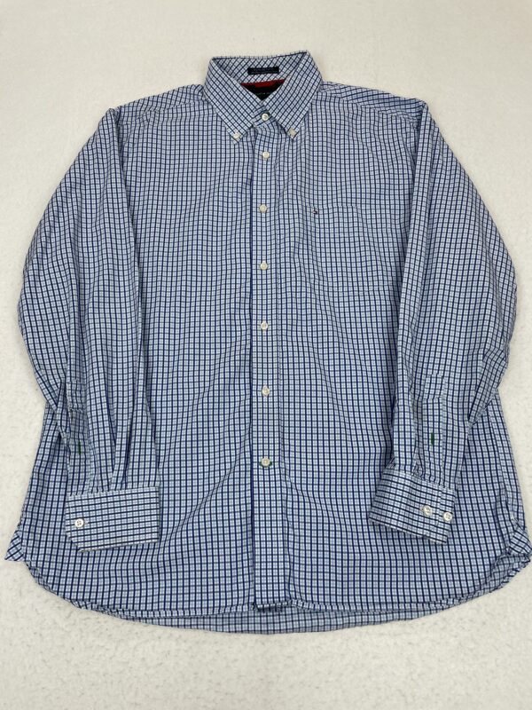 Camisa Tommy Hilfiger Blue & Navy Squares L