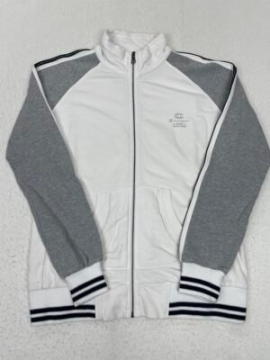 Chaqueta Champion White & Grey Shine L