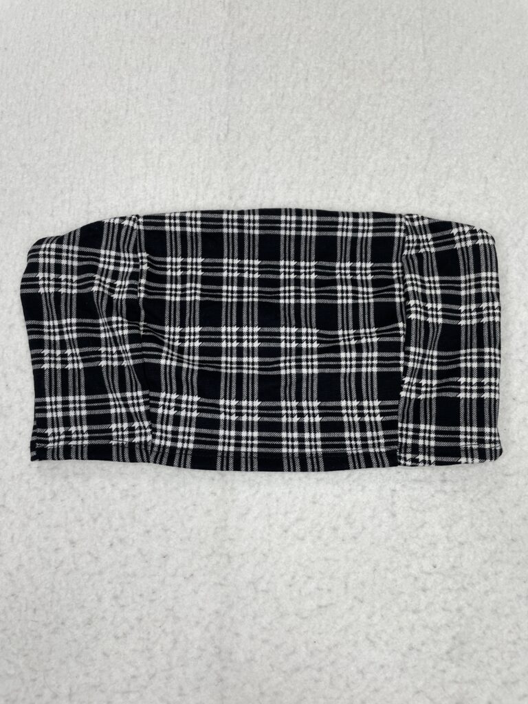 Camiseta Top Tartan Black L