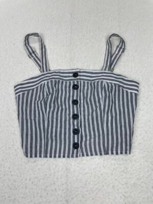 Camiseta Top Buttons Stripes M
