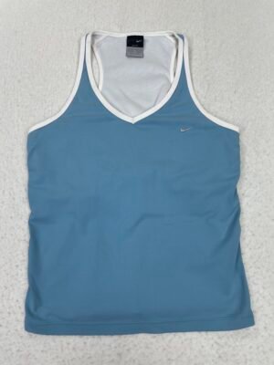 Camiseta Top Nike Sky Blue & White XL