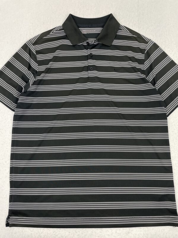 Polo Nike Golf Black & White Lines XL