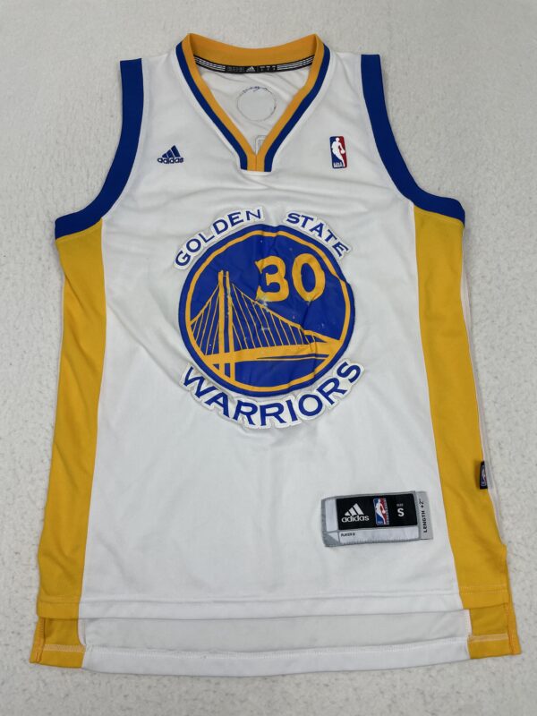 Camiseta NBA Replica Golden State Curry White S
