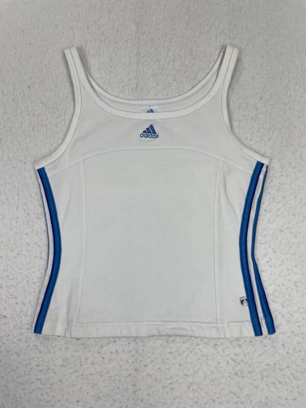 Camiseta Top Adidas Three Blues L