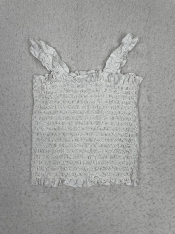 Camiseta Top Elastic White S
