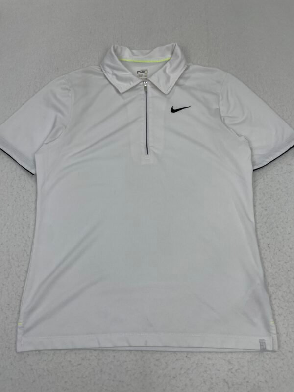 Polo Half-Zip Nike Basic White M