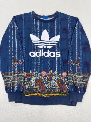 Sudadera Adidas Floral Blue S