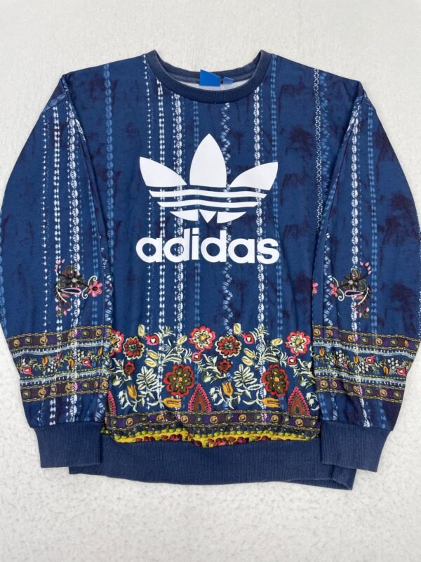 Sudadera Adidas Floral Blue S