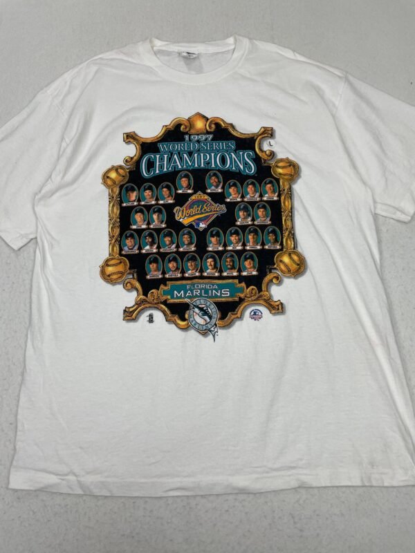 Camiseta Starter 1997 Champs Marlins XL