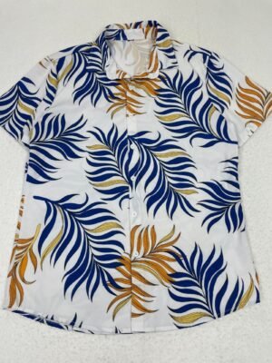 Camisa Print White Olives M