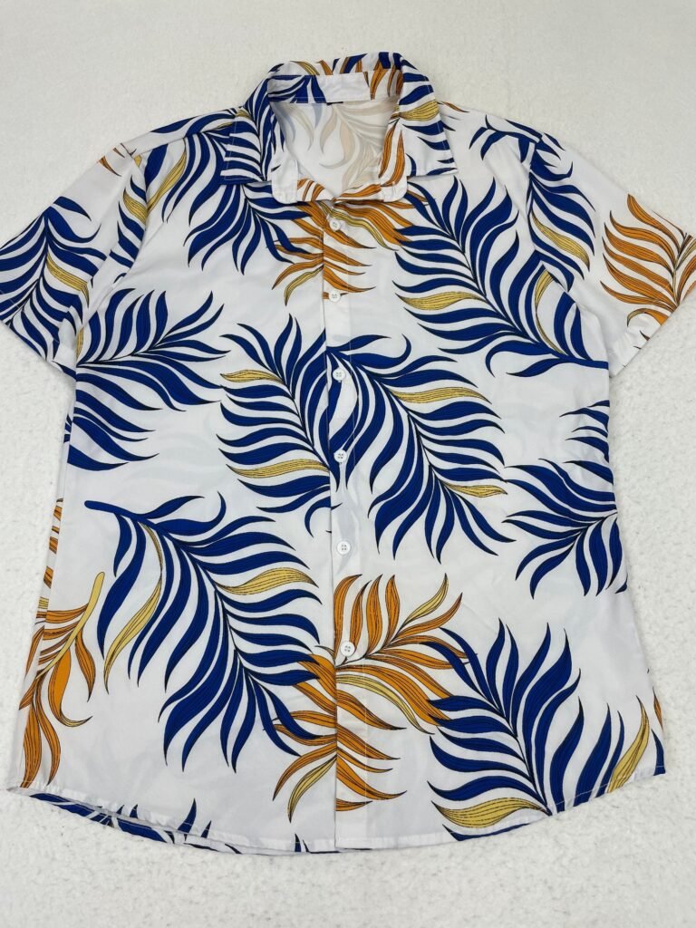 Camisa Print White Olives M