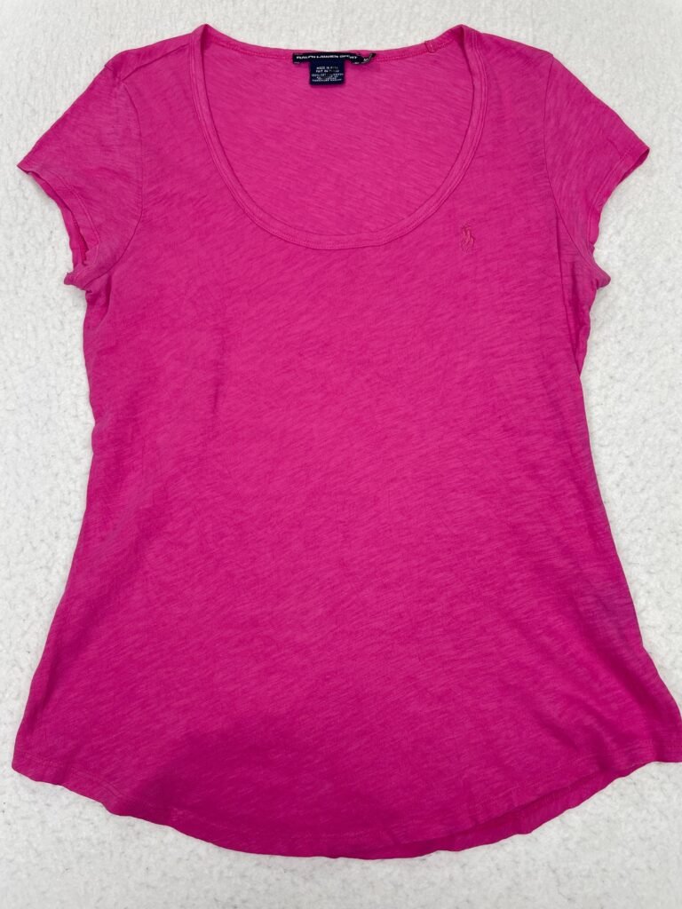 Camiseta Top Ralph Lauren Full Pink M