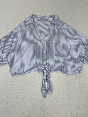 Camisa Top Love Tree Blue Lines L