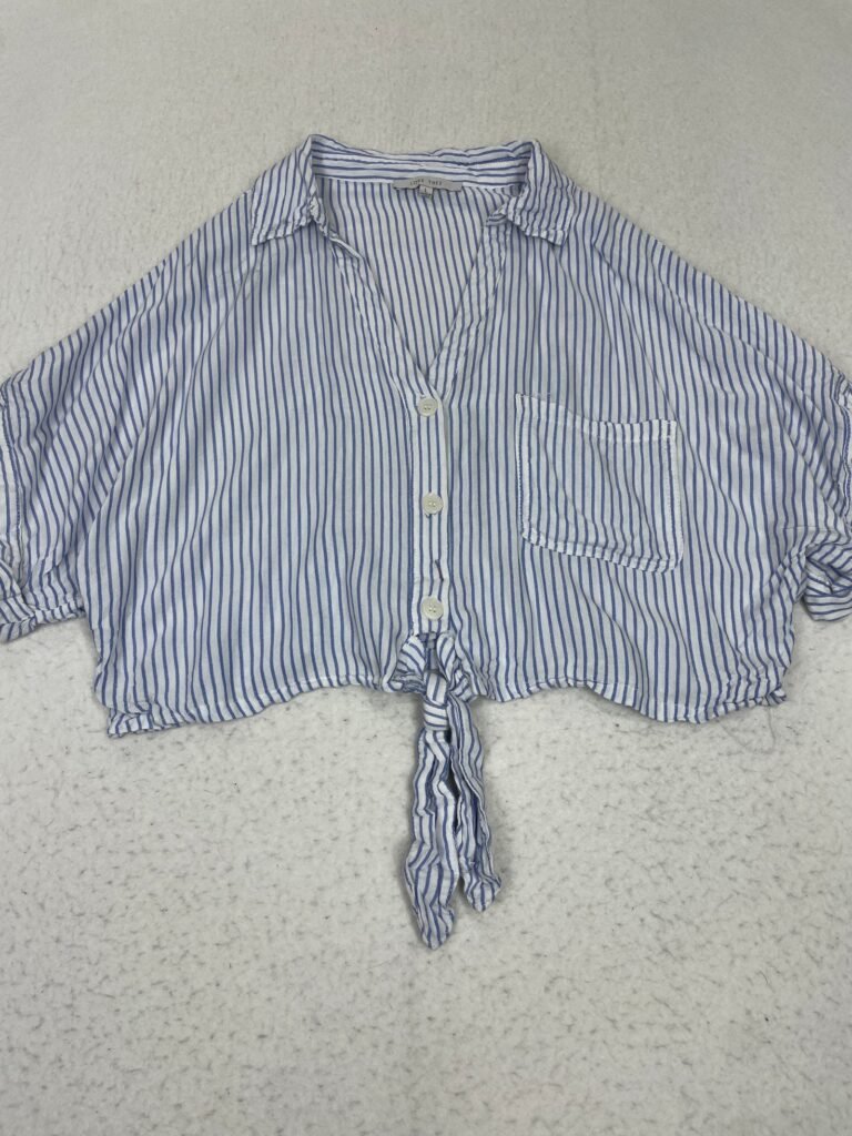 Camisa Top Love Tree Blue Lines L