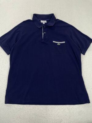 Polo Lacoste Pocket Navy XL
