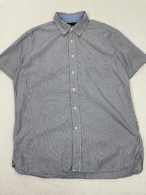 Camisa Tommy Hilfiger Tiny Squares Grey L