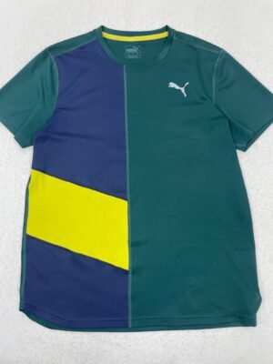 Camiseta Puma Green, Navy & Yellow M