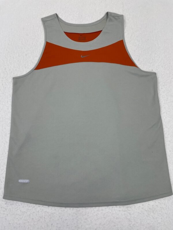 Camiseta Nike Orange & Beige No Sleeves L