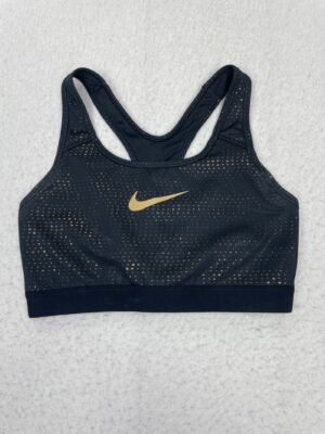 Camiseta Top Nike Black & Gold Dots M