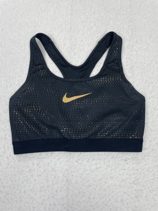 Camiseta Top Nike Black & Gold Dots M