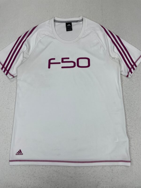 Camiseta Adidas F50 White & Purple L