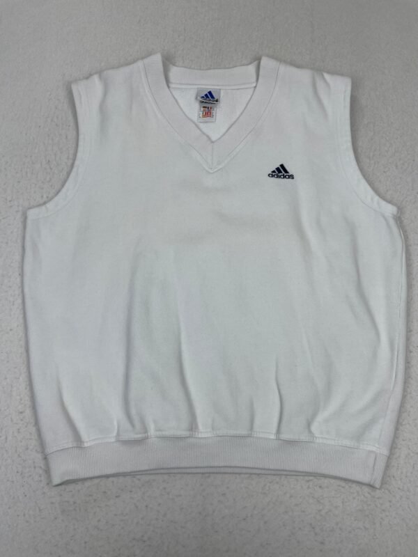 Sudadera Chaleco Adidas Basic White XL
