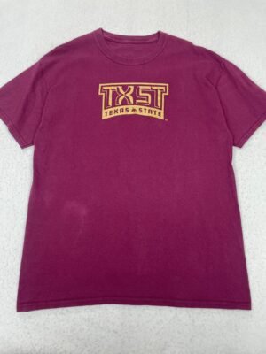 Camiseta Texas State Burgundy L