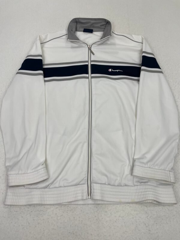 Chaqueta Champion White & Grey Lines XXL