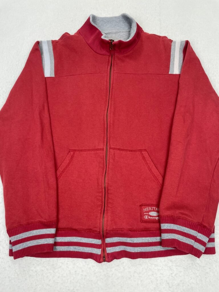Chaqueta Champion Heritage Red & Grey XL