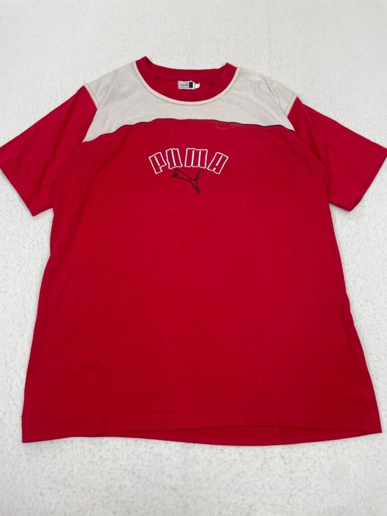Camiseta Puma Vintage Red & White L