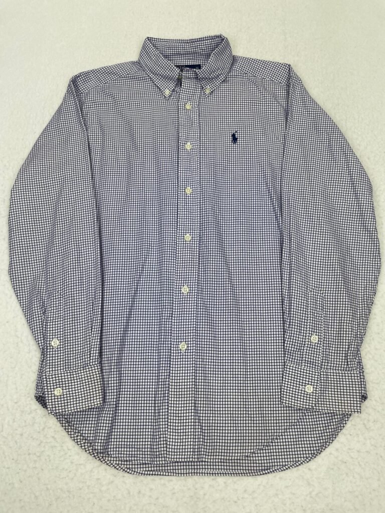 Camisa Ralph Lauren Squares Blue M