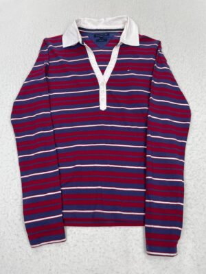 Polo Tommy Hilfiger Cobalt & Red Lines S