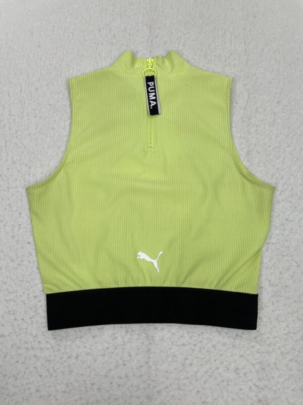 Camiseta Top Puma Half-zip Green M