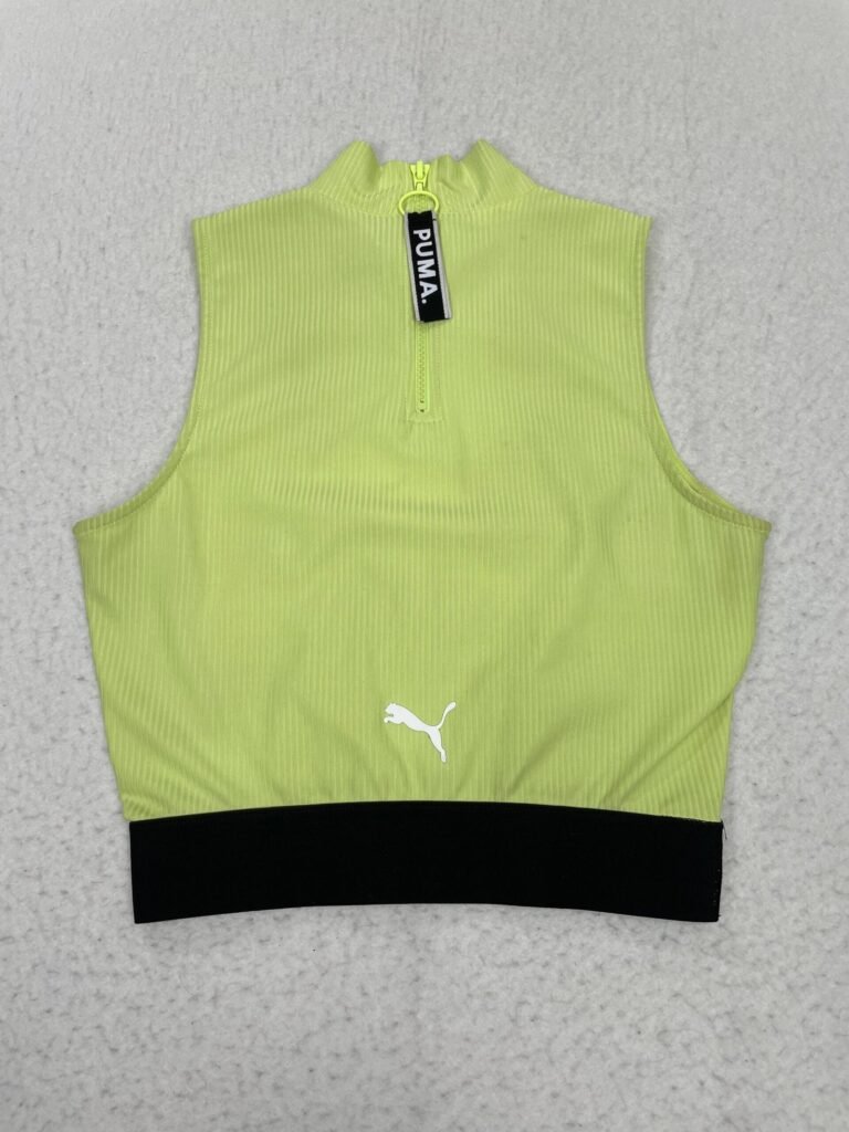 Camiseta Top Puma Half-zip Green M