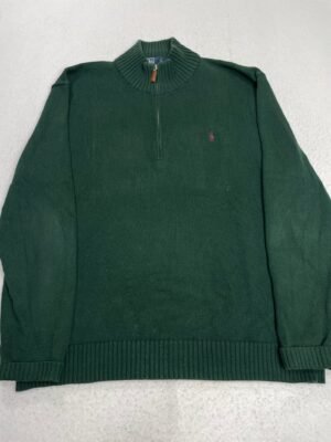 Jersey Half-Zip Ralph Lauren Green XXL