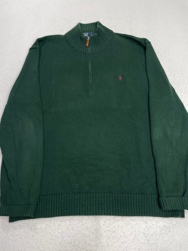 Jersey Half-Zip Ralph Lauren Green XXL