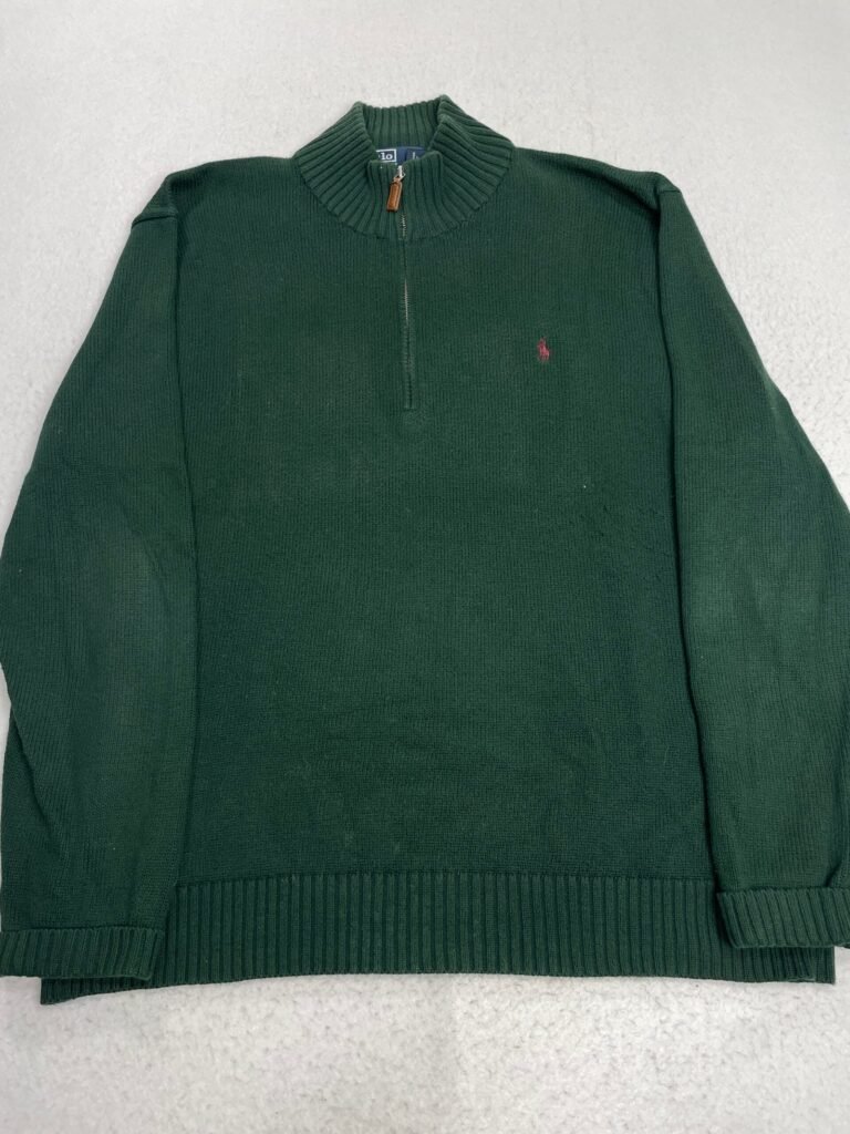 Jersey Half-Zip Ralph Lauren Green XXL