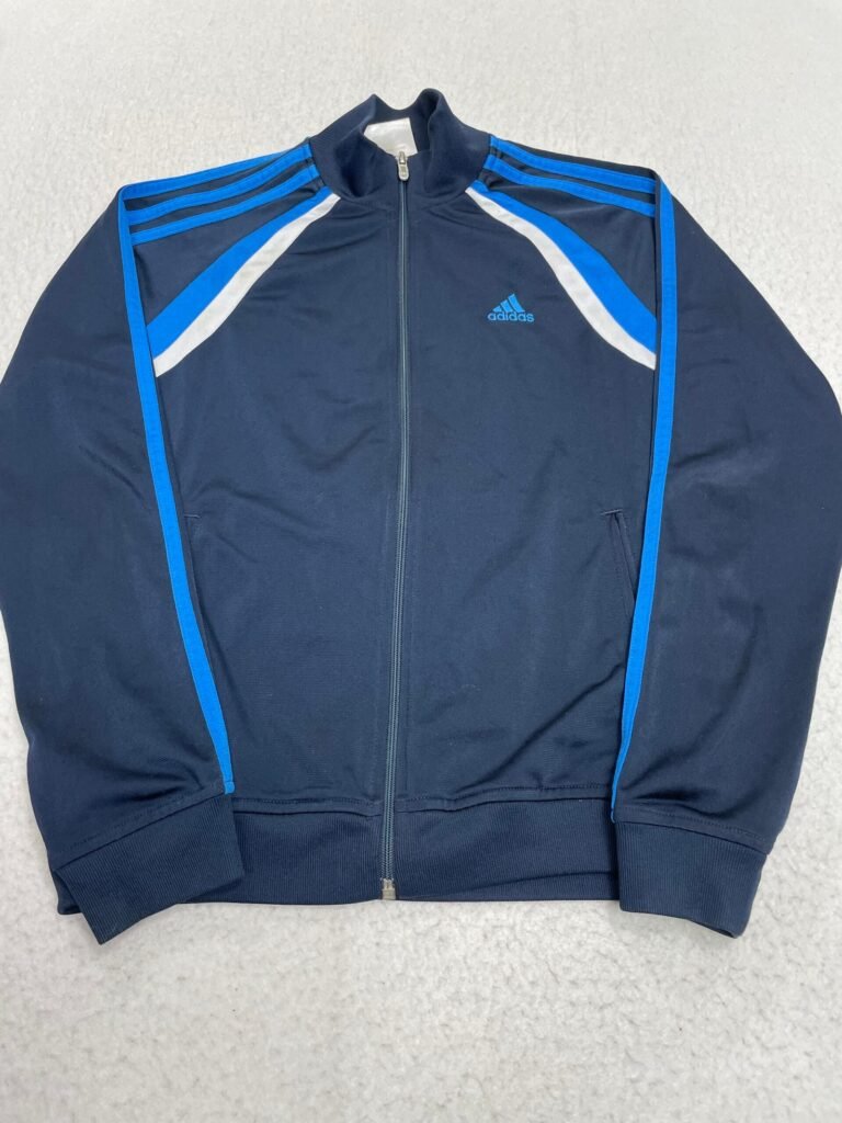 Chaqueta Adidas White & Blue Waves XS