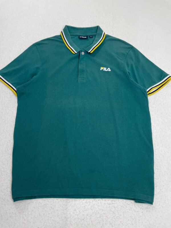 Polo FILA Green & Yellow XL