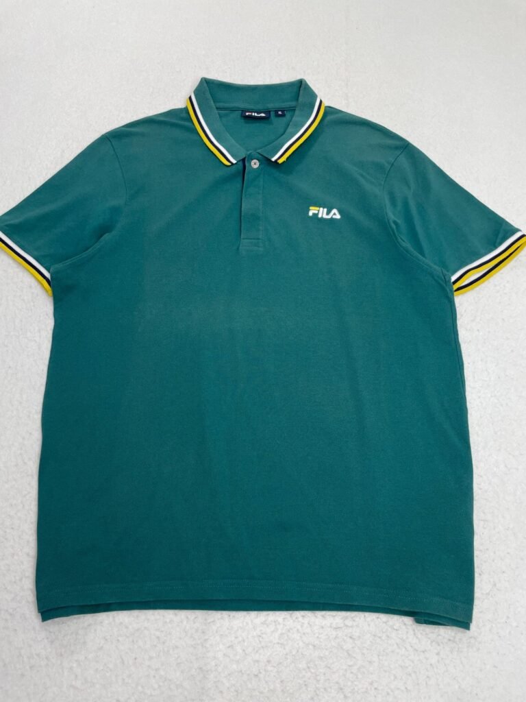 Polo FILA Green & Yellow XL