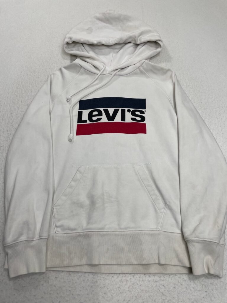 Sudadera Levi's Flag Logo White S