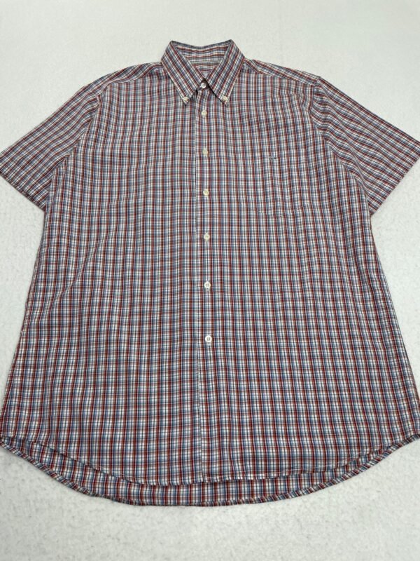 Camisa Lacoste Blue & Red Squares L