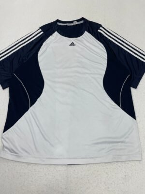 Camiseta Adidas White & Navy Curves XXL