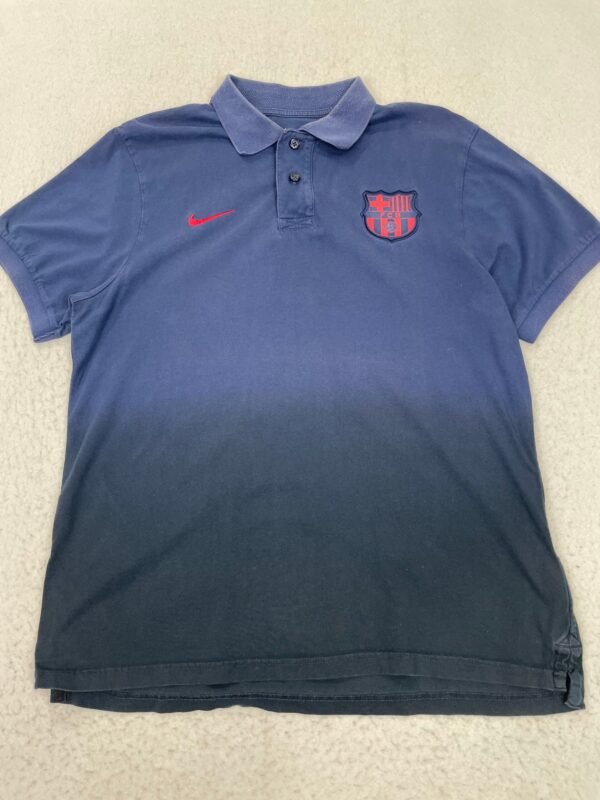 Polo Nike Barça Navy Fade M