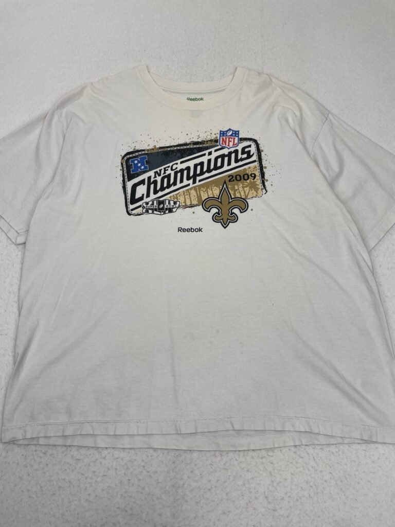 Camiseta Reebok NFL Saints Champions '09 XXL