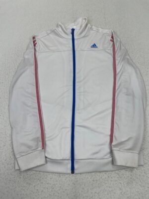 Chaqueta Adidas White, Pink & Blue L